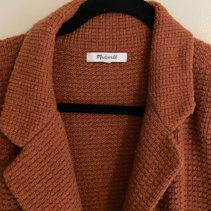 Never worn Madewell size large oversized women’s jacket sweater
